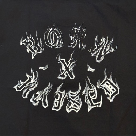 Men's BORN X RAISED Las Vegas Raiders Smoke Rocker Tee T-Shirt Black Sz L Large - Picture 6 of 8